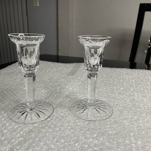 Waterford crystal candlestick set
